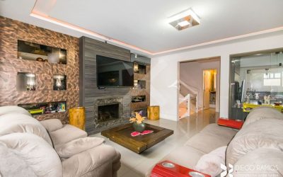 Casa em Condominio com 447m², 5 dormitórios, 4 suítes, 5 vagas, no bairro Jardim Carvalho em Porto Alegre para Comprar ou Alugar